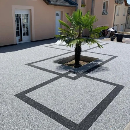 Каменный ковёр для садовых дорожек